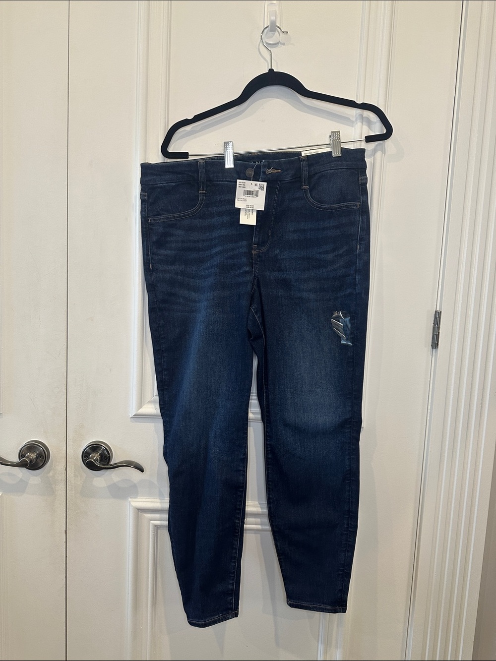 American Eagle Outfitters Dark Indigo Curvy High-Rise Jeggings